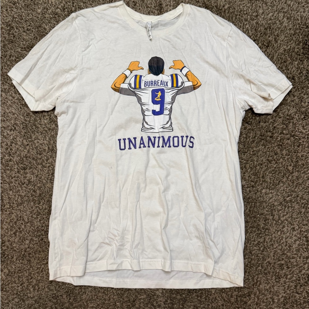 Joe burrow LSU Heisman tee. Size XL men’s. Lightly used